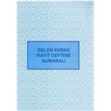 Mikasso Gelen Evrak Defteri 40 Yaprak Numaralı Karton Düz Çizgili 40 Yaprak Orta Boy Mavi Konsept Defterler - Çok Renkli