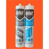 Mikasso Genel Amaçlı Silikon (Şeffaf) 280GR & Silikonize Mastik (Beyaz) 500GR