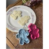 Mikasso Gingerbread Kurabiye Adam & Kurabiye Kadın - Kurabiye Kalıp Seti (2'li) Plastik