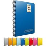 Mikasso Gıpta Chromo Plastik Kapak Spiralli Defter A-5 120 Yaprak Kareli 3-1350000-2012 Sert Spiralli Kareli - Çok Renkli