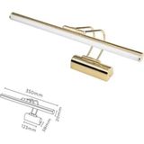 Mikasso Gold Kasa Günışığı Banyo Duvar Ayna Tablo Aydınlatması Flüt Aplik Kuğu Aplik LED Aplik Metal Sarı - Çok Renkli