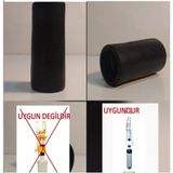 Mikasso Gömme Rezervuar Boşaltma Grubu Ara Contası Siyah