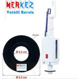 Mikasso Gömme Rezervuar Iç Takım Contası & Boşaltma Grubu Conta Promicro Rezervuar Iç Takım 1 Yıl Turkuaz