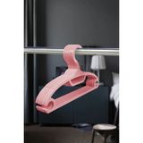 Mikasso Gondol Çocuk Elbise Askısı Bebek Elbise Askısı 12 Adet Pembe Renk 29 cm