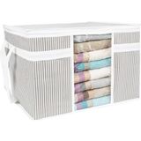 Mikasso Gri Pencereli Kazak Hurcu 45 x 40 x 30 Tela Gri Tr