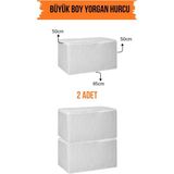 Mikasso Gri Renk Hurç Baza Altı Yorgan Yastık Hurcu Ev Taşınma Için Büyük Boy Sağlam Hurç Tela 85 x 50 Gri T