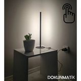 Mikasso Gün Işığı Lambader Dokunmatik Abajur Dekoratif Masaüstü Yatak Başı LED Lambader Aydınlatması 50CM Me - Çok Renkli