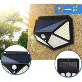 Mikasso Güneş Enerjili Lamba LED Sokak Dış Ortam Solar Bahçe Aydınlatması Su Geçirmez Sensörlü (100 Led) - Çok Renkli