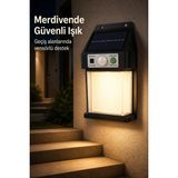 Mikasso Güneş Enerjili Sensörlü Solar Aplik Dış Mekan Kapı Bahçe Balkon Garaj Duvar Işığı - Çok Renkli