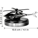 Mikasso Güneş Enerjisiyle Çalışan Araç Helikopter Kokulu Süs Kırmızı - Çok Renkli