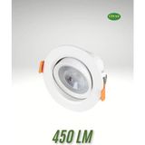 Mikasso Günışığı Renk 7W Extra Enerji Tasaruflu Banyo Mobilya Dolabı/asma Tavan Spotu 450 Lm (3200K) - Çok Renkli