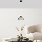 Mikasso Hakcu Tekli Tel Sarkıt Avize Siyah, Modern Dekoratif Metal Lamba HAKCU-11940 1 Belirtilmemiş E27 Siy - Çok Renkli