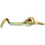 Mikasso Halkalı Çengel,maymucuk,kapı Pencere Çengel,kanca Kilit,uzunluk:3cm (1 Adet) - Çok Renkli