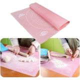 Mikasso Hamur Açma Örtüsü Hamur Matı ( 40*50 cm ) Silikon