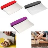Mikasso Hamur Kesme Aparatı Spatulası Çelik Gri
