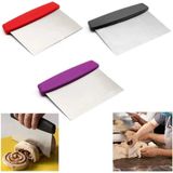 Mikasso Hamur Kesme Spatulası Paslanmaz Çelik Hamur Kazıma Aparatı Çelik
