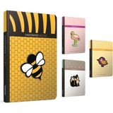 Mikasso Hardware Notes Ip Dikişli Sert Kapak Not Defteri 13X21CM 120 Yaprak Çizgili (3 Lü Paket) 4629 Küp No - Çok Renkli