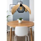 Mikasso Hasır Hazeran Rattan Palmiye Model Bohem Salon Oturma Odası Hol Cafe Restaurant Tekli Sarkıt Avize H - Çok Renkli