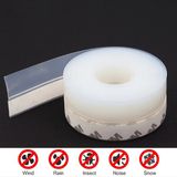 Mikasso Hava Geçirmez Kapı Altı Pencere Bandı Böcek Önleyici Şeffaf 38MM Şerit Bant 3metre