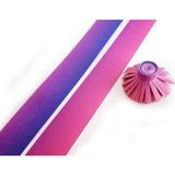 Mikasso Hayal Mor-Pembe / Lacivert-Pembe Renk Geçişli Quilling Kağıdı - Çok Renkli