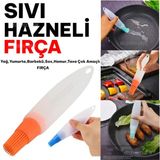 Mikasso Hazneli Yağ,yumurta,barbekü,sos,hamur,tava Çok Amaçlı Isıya Dayanıklı Silikon Fırça Yağdanlık Çok Re