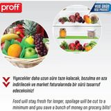 Mikasso Hero Sebze Koruyucu Mat - Buzdolabı Matı - Nem ve Küf Önleyici Buzdolabı Matı (31 x 47 Cm) Plastik