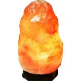 Mikasso Himalaya Tuz Lambası 2 - 3 kg Arası Gece Lambası Ahşap Beyaz - Çok Renkli