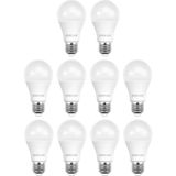 Mikasso HL-7004 10'lu Paket 9 Watt E27 Duylu LED Ampul 10 Adet 9W Tasarruflu Ampul - Günışığı - Çok Renkli