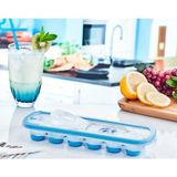 Mikasso Hobby Life,bas Parmak Silikonlu Buz Kalıbı 12 Bölmeli Renkli Kaliteli 2 Adet Silikon