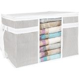 Mikasso Home Pencereli Kazak Hurcu 45X40X30 cm Tela 45 x 40 Beyaz Tr