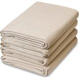 Mikasso Home Punch Uygun Naturel Doğal Ham Kumaş Bez Krem Baskıya Dikişe Hazır 1mt Uzunluk- En 220 cm Çok Re - Çok Renkli