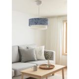 Mikasso Homing Natural Serisi Renkli Kumaş Bohem Sarkıt Kumaş 1 E27 Lacivert Salon / Oturma Odası - Çok Renkli
