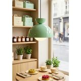 Mikasso Homing Nuuq Iskandinav Tarz Camlı Metal Nil Yeşili Sarkıt 241339 Metal 1 E27 Yeşil Salon / Oturma Od - Çok Renkli