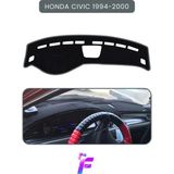 Mikasso Honda Cıvıc (1994-2000) Uyumlu Ön Göğüs Koruma | Hızlı ve Kolay Montaj | Oto Aksesuar | TC20 Gri - Çok Renkli