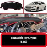 Mikasso Honda Civic ( 2015 - 2020 ) Torpido Koruyucu Torpido Halısı Kılıf Havlu Örtü - Çok Renkli