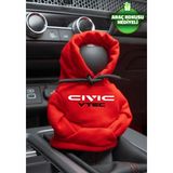 Mikasso Honda Civic Siyah Kırmızı Vites Hoodie Araç Vites Kıyafeti Vites Poları Oto Aksesuarı Vites Topuzu - Çok Renkli