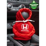 Mikasso Honda Logo Kırmızı Beyaz Vites Hoodie Araç Vites Kıyafeti Vites Poları Oto Aksesuarı Vites Topuzu - Çok Renkli