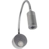 Mikasso Horoz Turna 3W Gümüş Power LED Resim Armatür Doğal Beyaz Işık Alüminyum Gri - Çok Renkli