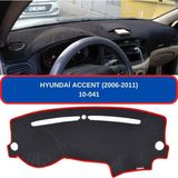 Mikasso Hyundai Accent 2006-2011 Torpido Koruyucu Torpido Kılıfı Ön Göğüs Kaplama Torpido Koruma Halısı - Çok Renkli
