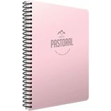 Mikasso (I) Not Defteri Pastoral Pp Kapak A6 80 Yp Çizgili 3617*36/PEMBE/ Karton Düz Renkli Orta Boy Pembe O - Çok Renkli