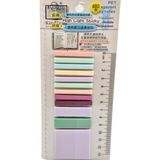 Mikasso Ince Şerit Şeffaf Renkli Postit Post-It Post It. Kitap Ayracı Ayraç Postit Sticker Not Kağıdı 480 Ya - Çok Renkli
