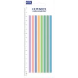 Mikasso Index Film (Pp) 8 Renk x 20 Yp 5X135 mm Bright Color 85135-1 (3 Adet) Yapışkanlı Not Kağıdı - Çok Renkli