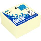 Mikasso Info Notes 50X50 mm 240 Sayfa Açık Sarı Renk Postit, Yapışkanlı Not Kağıdı Yapışkanlı Not Kağıdı - Çok Renkli