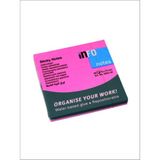 Mikasso Info Notes 75X75MM 80 Sayfa Pembe Postit, Yapışkanlı Not Kağıdı Yapışkanlı Not Kağıdı - Çok Renkli
