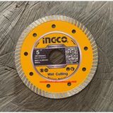 Mikasso Ingco 125MM Turbo Elmas Testere Beton Seramik Granit Kesici Taş Bims Ytong - Çok Renkli
