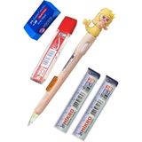 Mikasso Işıklı Deniz Kızı Uçlu Kalem Seti Sarı 0.7 mm 1 Paket Denizkızı Başlıklı Versatil Kalem Süslü Siliko - Çok Renkli