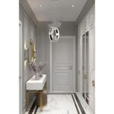 Mikasso Işıl Krom Modern Avize Salon Mutfak Oturma Odası Antre Tekli Krom 3 Gu5.3 Bej Salon / Oturma Odası - Çok Renkli