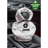Mikasso Jeep Beyaz Vites Hoodie Araç Vites Kıyafeti Vites Poları Oto Aksesuarı Vites Topuzu - Çok Renkli