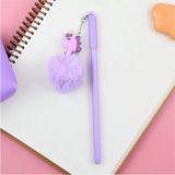 Mikasso Jel Kalem Ponpon Unicorn Mor - Çok Renkli