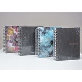 Mikasso Journal Spiralli Sert Kapaksız Noktalı Tarihsiz Ajanda 12 cm x 16 cm 100 Yp Sert Spiralli Noktalı 10 - Çok Renkli